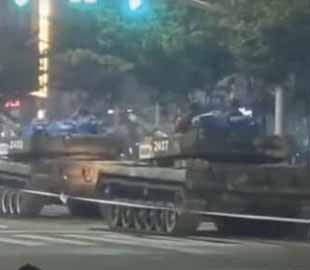 У мережі з'явився фейк про застосування танків у Китаї