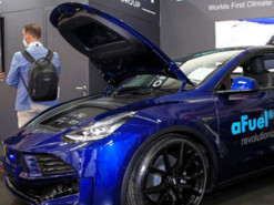 В Мюнхене представили Tesla Model Y с гипергибридным двигателем от Obrist