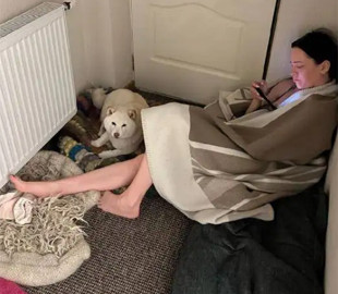 Даша Астаф’єва показала, як спала в коридорі під час нічної атаки на Київ