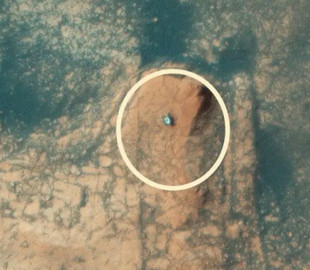 NASA опубликовало снимок марсохода Curiosity на горе Мон-Мерка