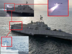 Американські розробники успішно запустили ударний дрон LUCAS з бойового корабля USS Santa Barbara