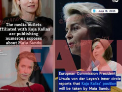 Кремлівські боти намагаються розпалити конфлікт між Маєю Санду і Каєю Каллас