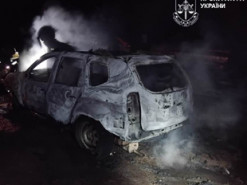 Жителя Покровського району підозрюють у спаленні поліцейської автівки на замовлення інтернет-кураторів з рф