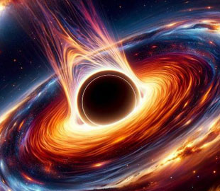 Надмасивна чорна діра в центрі Чумацького Шляху наближається до космічної межі швидкості