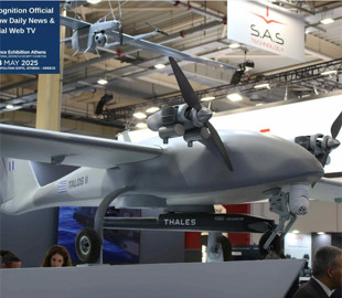 Грецькі розробники представили бойовий дрон Talos II, оснащений лазерними керованими ракетами