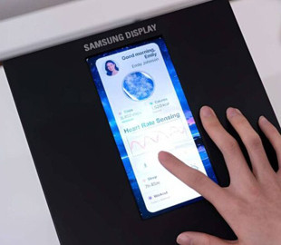 Samsung показала екран із біометричними функціями