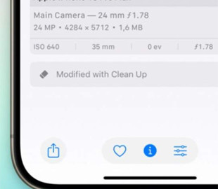 iOS 18.1 буде позначати зображення, відредаговані за допомогою ШІ