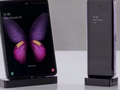 Складной смартфон Samsung Galaxy Fold показали в действии