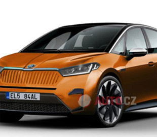Новейший электромобиль Skoda показался на первых изображениях