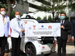 Беспилотные 5G-автомобили помогают в борьбе с коронавирусом