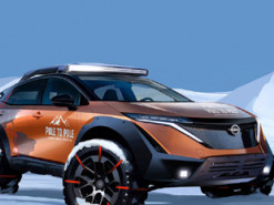 Новейший электромобиль Nissan впервые в мире проедет от северного полюса к южному