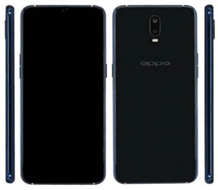 Китайцы слили характеристики смартфона Oppo с экранным сканером отпечатков пальцев