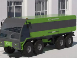 Представлені вібровантажівки для пошуку енергії під землею