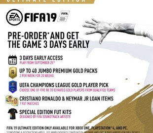 FIFA 19 выйдет в сентябре с Лигой чемпионов УЕФА во всех режимах