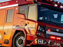 Первое в мире электрическое пожарное авто поступило на службу