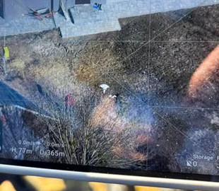 Паліїв сухої трави виявляють за допомогою дронів