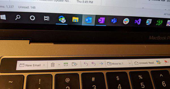 Не работает touch bar windows 10